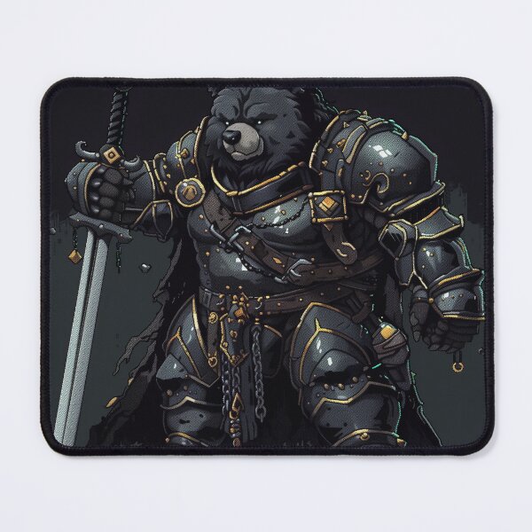 Item preview, Bear Knight Pixel Art designed and sold by Kaos-Bit.