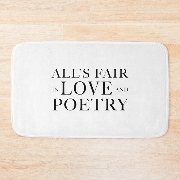 Item preview, All’s Fair In Love And Poetry  designed and sold by FaveLyrics.
