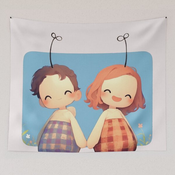Item preview, Billie Eilish inspired ilomilo couple designed and sold by Nowshin Tasnim.