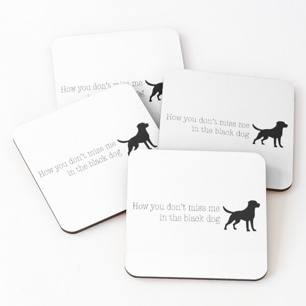 Item preview, The Black Dog Lyrics - How You Don't Miss Me designed and sold by Samantha Kelly.