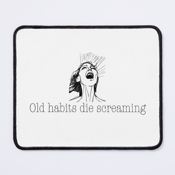 Item preview, The Black Dog Lyrics - Old Habits Die Screaming designed and sold by Samantha Kelly.