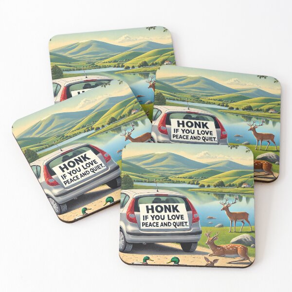 Item preview, Honk If You Love Peace And Quiet designed and sold by AlexFilkin.