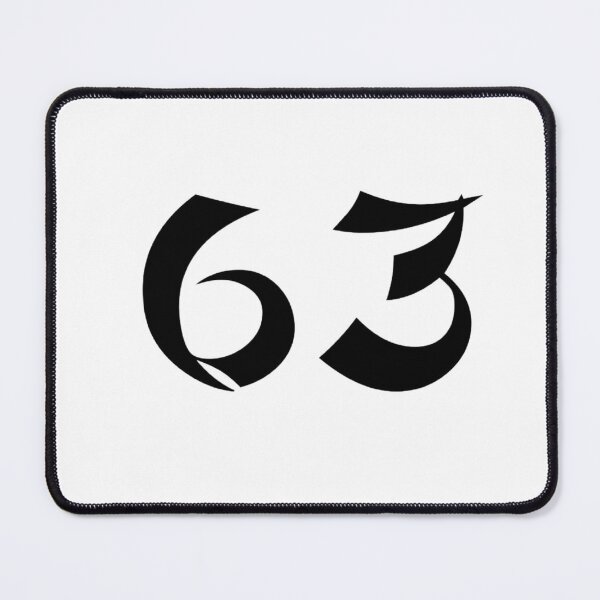 Item preview, 63, sixty-three, black, shangai designed and sold by Numbers-Art.