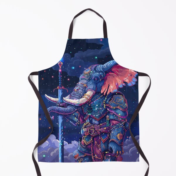 Artikelvorschau, Kosmische Elefanten-Zauberer-Pixel-Art entworfen und verkauft von Kaos-Bit.