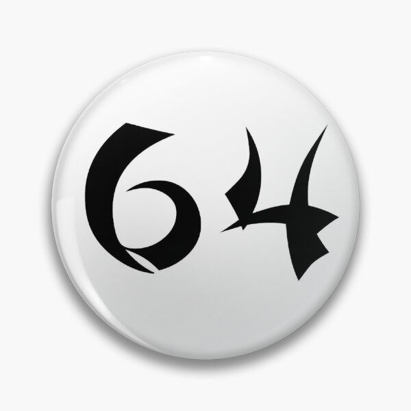Item preview, 64, sixty-four, black, shangai designed and sold by Numbers-Art.