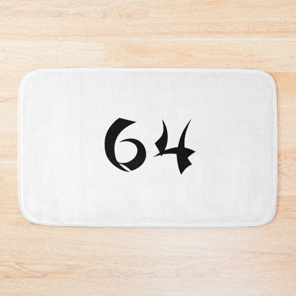 Item preview, 64, sixty-four, black, shangai designed and sold by Numbers-Art.