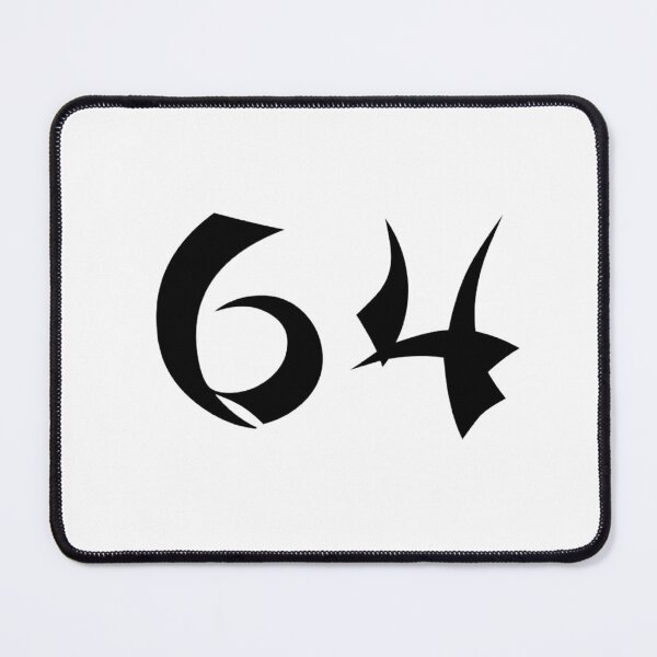 Item preview, 64, sixty-four, black, shangai designed and sold by Numbers-Art.