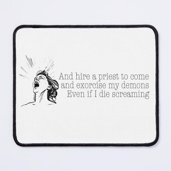 Item preview, The Black Dog Lyrics - Even If I Die Screaming designed and sold by Samantha Kelly.