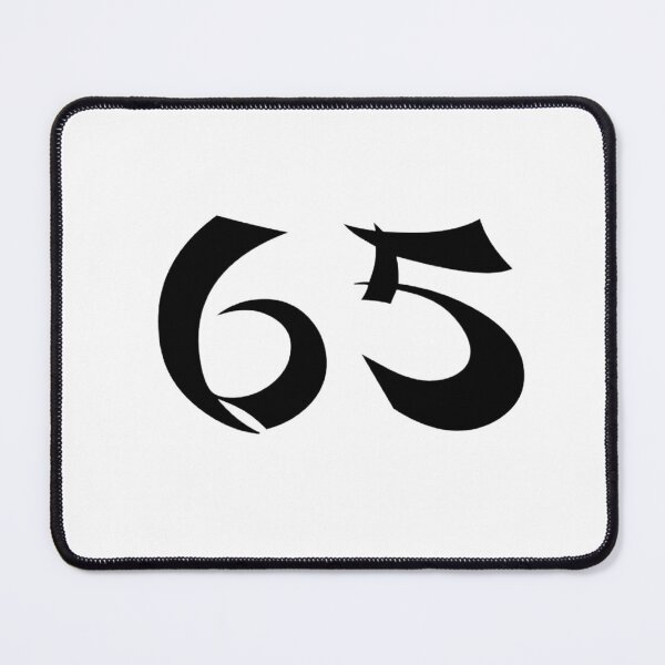 Item preview, 65, sixty-five, black, shangai designed and sold by Numbers-Art.