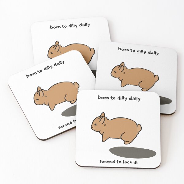 Item preview, Born to dilly dally - bunny designed and sold by FoxDew.