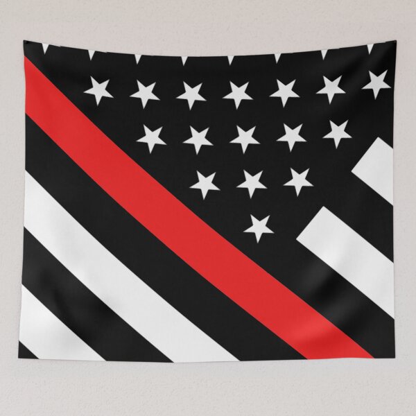 Item preview, Firefighter: Black Flag & Red Line designed and sold by Jared Davies.