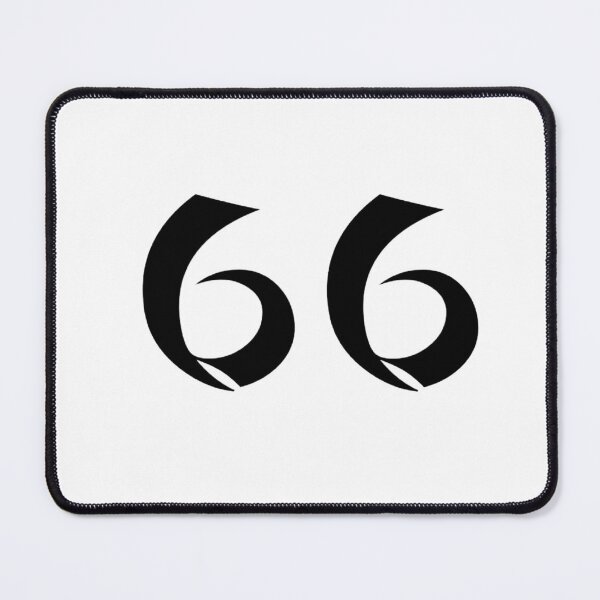 Item preview, 66, sixty-six, black, shangai designed and sold by Numbers-Art.