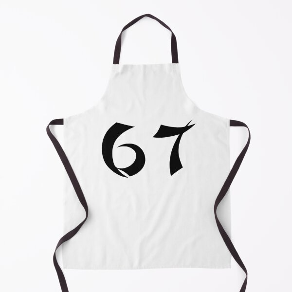 Item preview, 67, sixty-seven, black, shangai designed and sold by Numbers-Art.