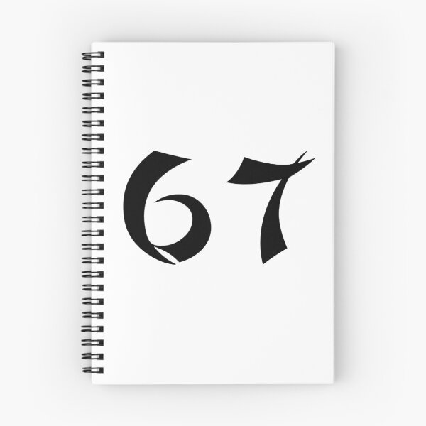 Item preview, 67, sixty-seven, black, shangai designed and sold by Numbers-Art.