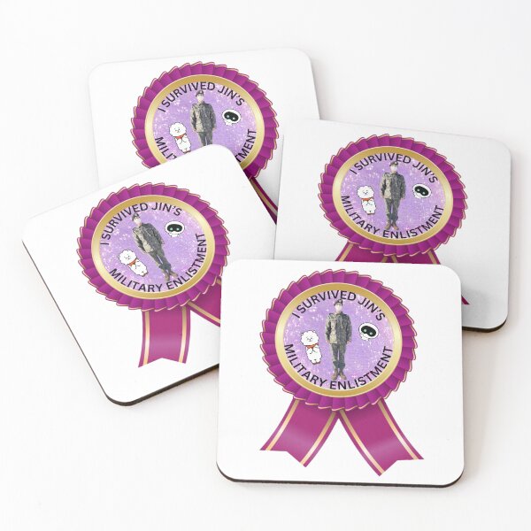 Item preview, I Survived Jin's Enlistment Badge designed and sold by MelanieRdz.