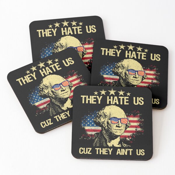 Item preview, They Hate Us Cuz They Ain't Us Funny 4th of July  designed and sold by Idontwannaknow.