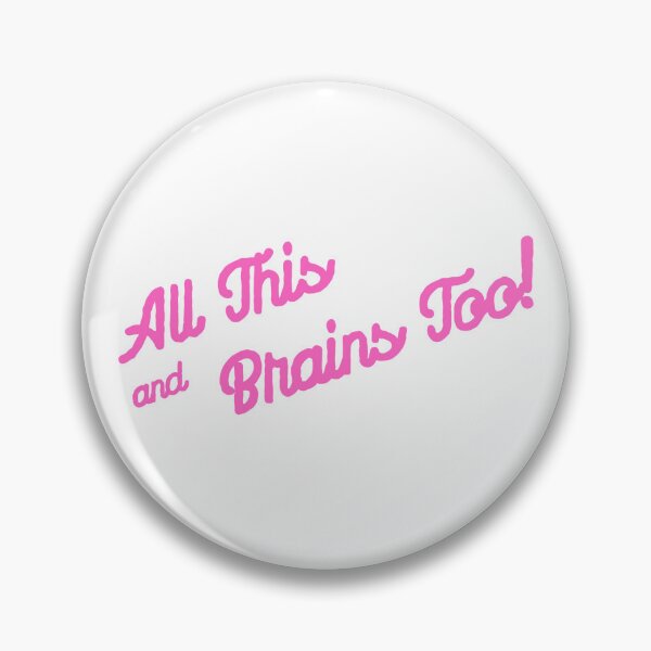 Item preview, All This and Brains Too! in Pink designed and sold by MayaInStem.