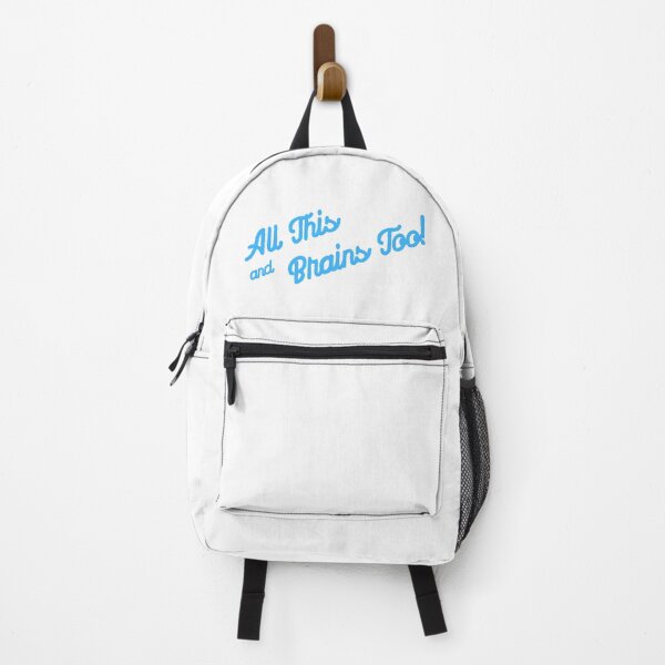 Item preview, All This and Brains Too! in Blue designed and sold by MayaInStem.