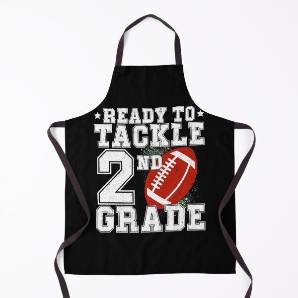 Item preview, ready To Tackle second Grade 2nd Grade Back To School - Funny Football First day of School designed and sold by CORJIDOG-ART.