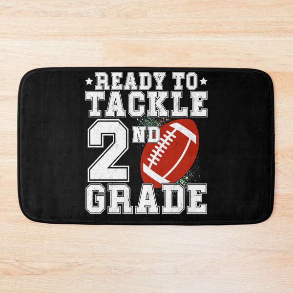 Item preview, ready To Tackle second Grade 2nd Grade Back To School - Funny Football First day of School designed and sold by CORJIDOG-ART.