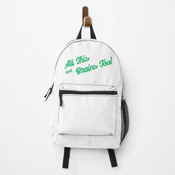 Item preview, All This and Brains Too! in Green designed and sold by MayaInStem.