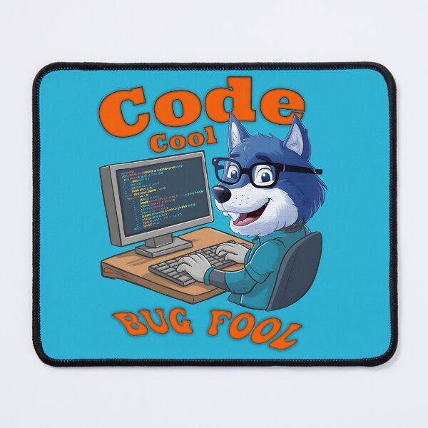Item preview, Wolf Programmer - Code Cool, Bug Fool    designed and sold by socozora.
