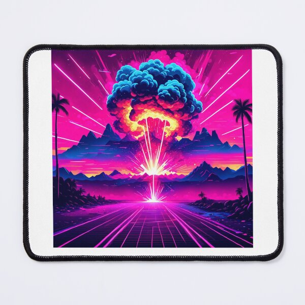 Item preview, Retrowave Atomic Explosion designed and sold by RetroThreadedTs.