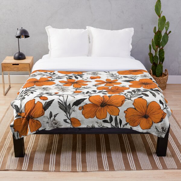 Artikelvorschau, Orange Blumen entworfen und verkauft von PastelDreamz.