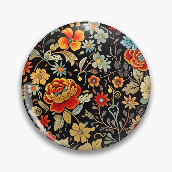 Item preview, Intricate Floral Pattern 2 flowers design designed and sold by LD ART.