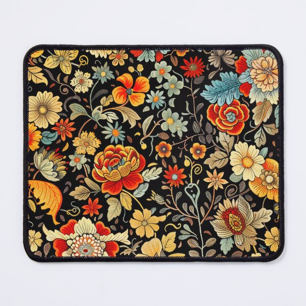 Item preview, Intricate Floral Pattern 2 flowers design designed and sold by LD ART.