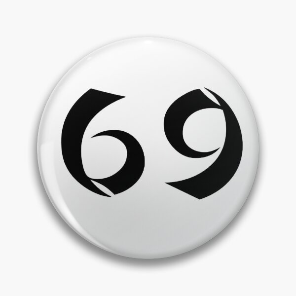 Item preview, 69, sixty-nine, black, shangai designed and sold by Numbers-Art.