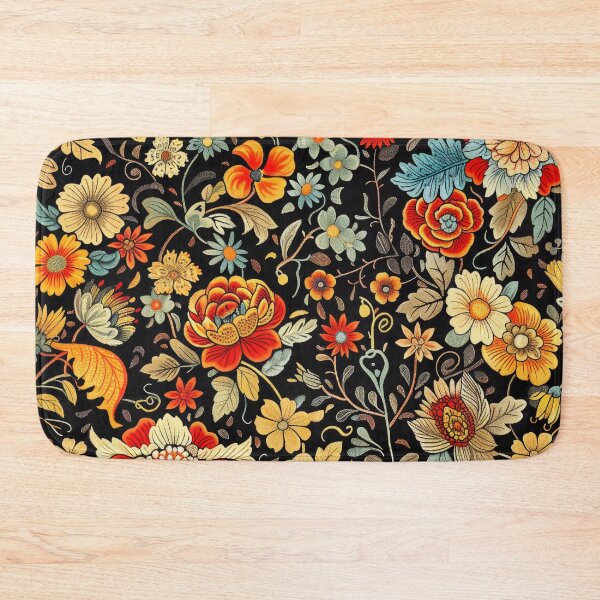 Item preview, Intricate Floral Pattern 2 flowers design designed and sold by LD ART.