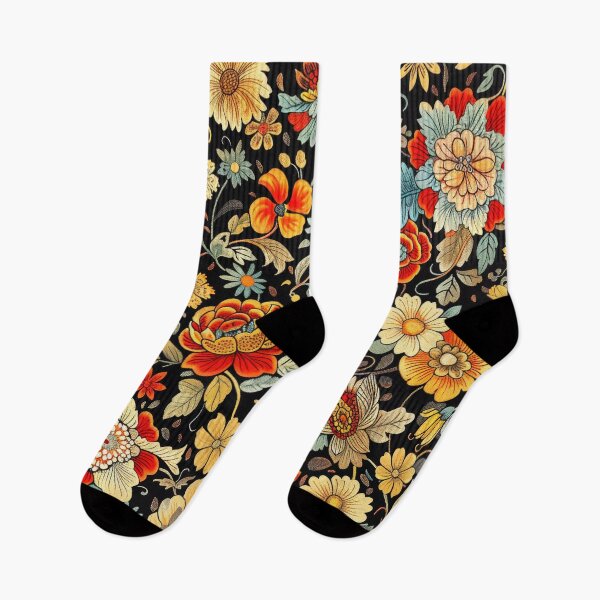 Item preview, Intricate Floral Pattern 2 flowers design designed and sold by LD ART.