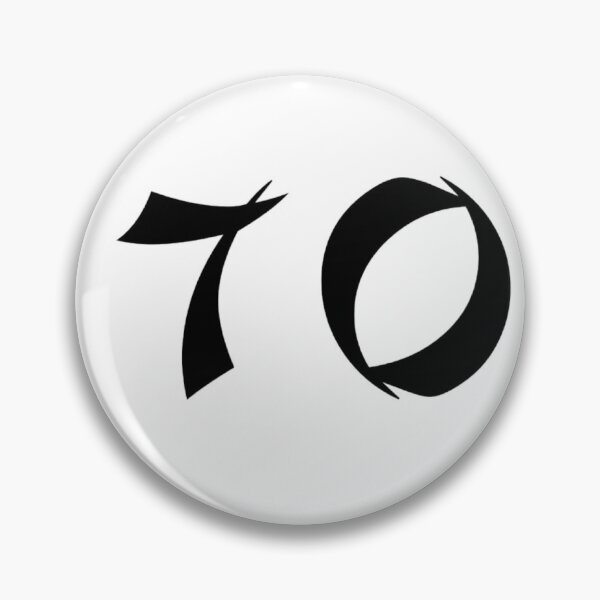 Item preview, 70, seventy, black, shangai designed and sold by Numbers-Art.