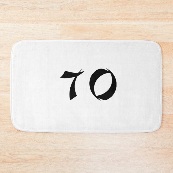Item preview, 70, seventy, black, shangai designed and sold by Numbers-Art.