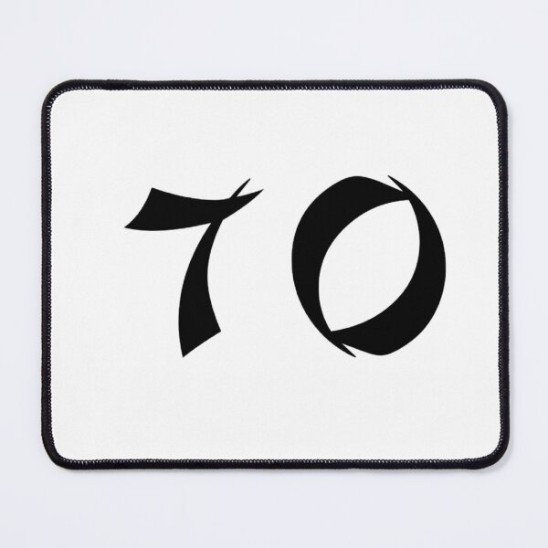 Item preview, 70, seventy, black, shangai designed and sold by Numbers-Art.
