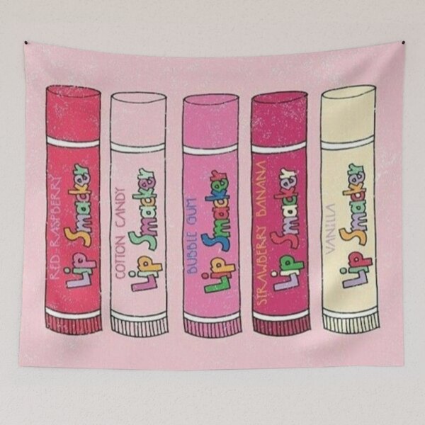 Item preview, Lip balm smackers pink aesthetic  designed and sold by Madison Creates.