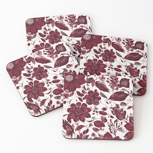 Item preview, Maroon Flowers designed and sold by PastelDreamz.
