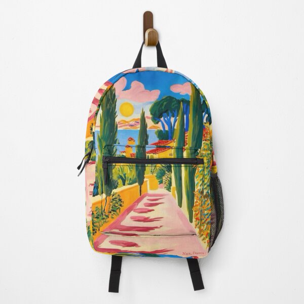 Item preview, Sunset Pathway in Nice, France: Mediterranean Colors and Coastal Charm designed and sold by CARRAANN.