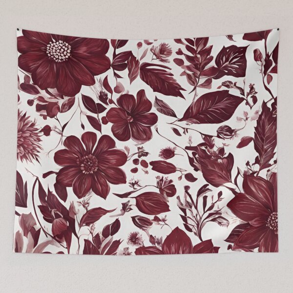 Item preview, Maroon Flowers designed and sold by PastelDreamz.
