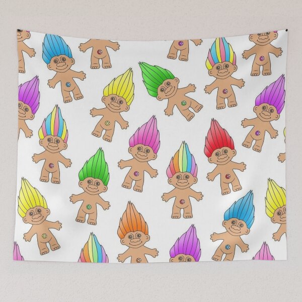 Item preview, Rainbow troll pattern designed and sold by Madison Creates.