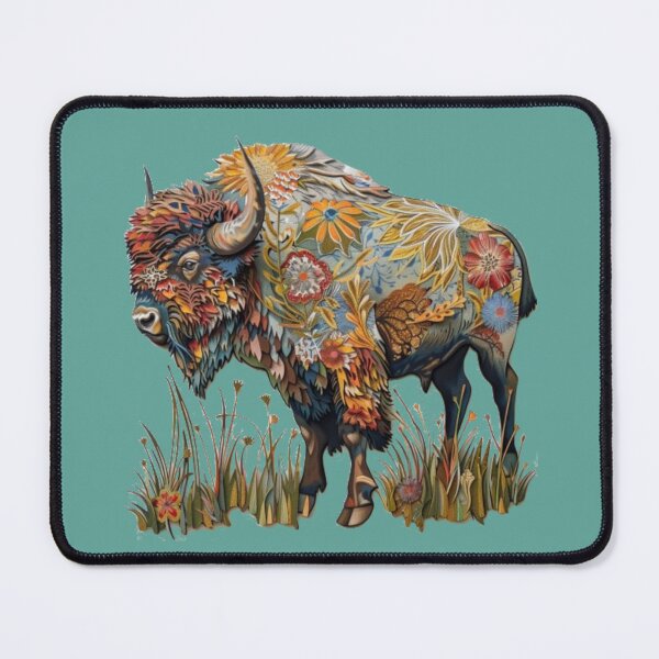 Item preview, Bison in Blooms designed and sold by aginlow.