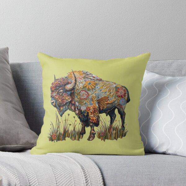 Item preview, Bison in Blooms designed and sold by aginlow.
