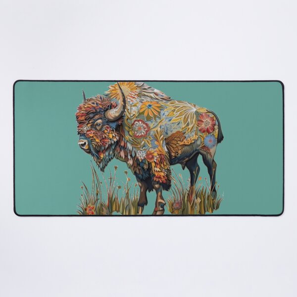 Item preview, Bison in Blooms designed and sold by aginlow.