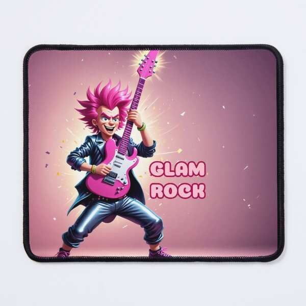 Item preview, Glam rock guitarist designed and sold by Artbellachi.