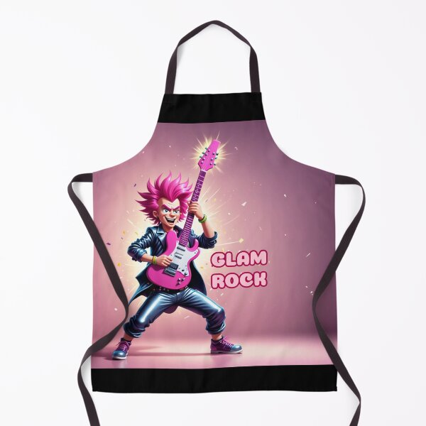Item preview, Glam rock guitarist designed and sold by Artbellachi.