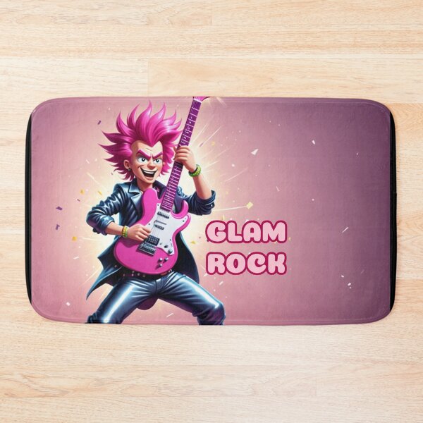 Item preview, Glam rock guitarist designed and sold by Artbellachi.