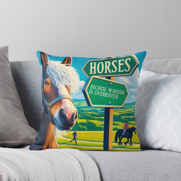 Item preview, Horses Because Walking Is Overrated designed and sold by AlexFilkin.