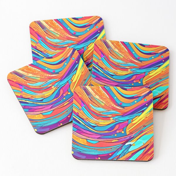 Item preview, Vibrant Swirl of Colors designed and sold by Health And Fitness Posts e-Store.