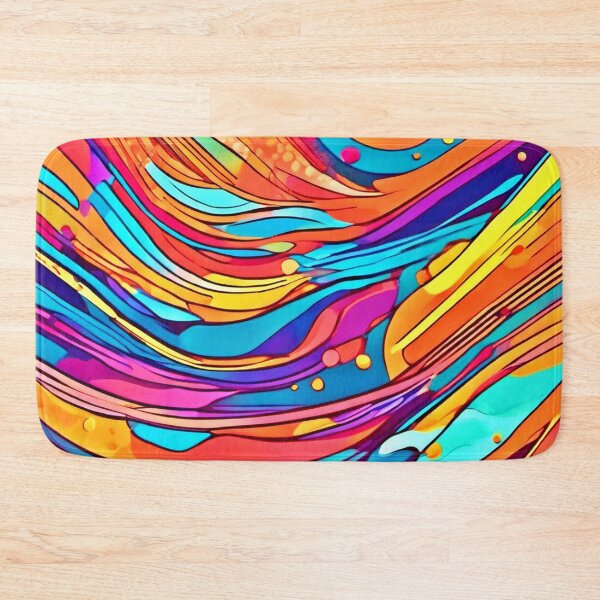 Item preview, Vibrant Swirl of Colors designed and sold by Health And Fitness Posts e-Store.